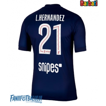 Paris Saint-Germain Lucas Hernandez #21 Tricou Fotbal Replică 2025-26 Barbati Acasa